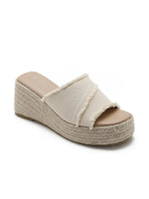 Wedge Espadrille Sandals Beige