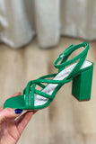 Naked Feet Mood Sandal Green