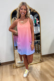 Cozumel Sporty Romper Dress Sunset