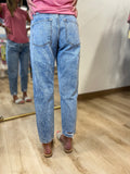 Kancan High Rise Ankle Mom Jean