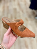 Corkys Oh Bow She Didn't Rust Faux Suede