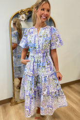 Aureum Mosaic Muse Patchwork Dress