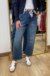 Dear John Lasso Barrel Fit Jean Blue