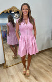 Plum Cute Zip Front Dress