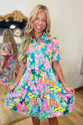 Forever Floral Dress Multi