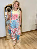 Boho Print Overalls Multi Floral