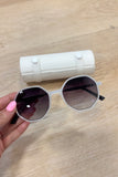 Barrel Boxed Sunglasses Cream