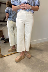 Charlie B Wide Leg Pant Natural