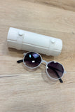 Barrel Boxed Sunglasses Cream