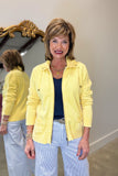 PBJ Full Zip Cardigan Yellow