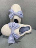 Mud Pie Bow Slippers