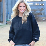 Lulu Mac Sweatshirt Black Mono