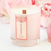 Spongelle Peony Flower Soy Candle