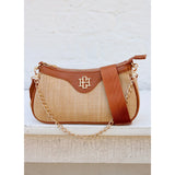 Caroline Hill Gianna Crossbody Natural Camel