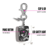Mini Personal Alarm | Grey Camo