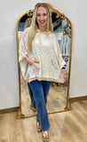 Blooming Lace Hoodie Ivory