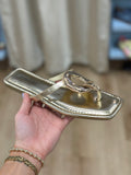 Kori Thong Sandals Gold