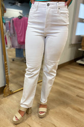 Hidden Tracey High Rise Straight White