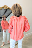 Multiples Peasant Top Cantaloupe