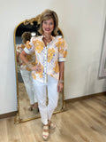 Floral Festival Blouse Yellow