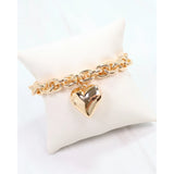 Caroline Hill Mayson Heart Bracelet
