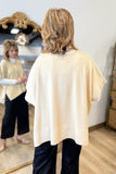 Renuar Poncho Style Sweater Tan