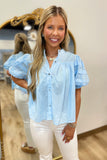 Sweet Summer Staple Top Blue