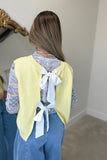 Unexpected Twist Lemon Drop Sweater