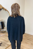 Multiples Funnel Neck Sweater Black
