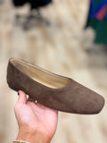 Bamboo Global Flat Brown Faux Suede