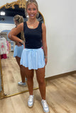 Flowy Flirty Active Skort Blue