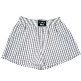 Lulu Mac Grey Gingham Boxer Short