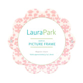 Chintz Rose Acrylic Round Picture Frame