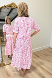 Joh Jerome Cotton Print Top Pink