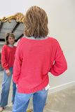 Coral Vacay Sweater
