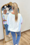Mixed Sorbet Pullover Top