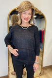 Renuar Sparkle Sweater Black