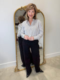 Cambridge Stripe Blouse Cream/Black