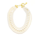 5 Strands of Pearl Necklace