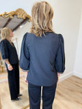 Mary Square Tamryn Top Black