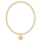 E Newton Collegiate Classic Gold 3mm Bracelet Ole Miss Disc