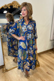 Umgee Paisley Navy Mix Dress