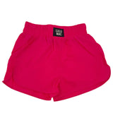 Hot Pink Lulu Mac Solid Shorts