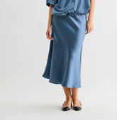 Joh Jania Satin Skirt Midnight