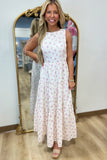 Soft Delicate Floral Maxi Dress