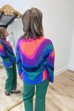 APNY Funnel Neck Pullover Painted Glass