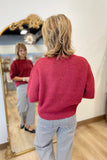 Charlie B Elbow Sleeve Sweater Cabernet