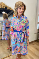 Foxcroft Paisley Dress Multi