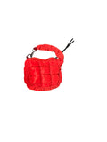 Puffer Quilted Mini Purse Red