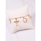 Caroline Hill Arquette Charm Bracelet Gold
